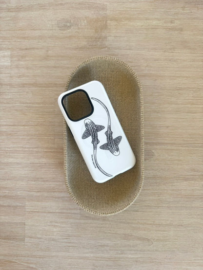 iPhone Phone Case - Leopard Sharks Outline