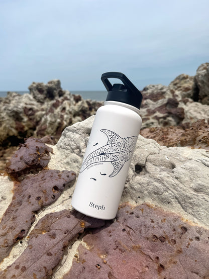 PERSONALISED Stainless Steel Water Bottle - Sailfish Creative