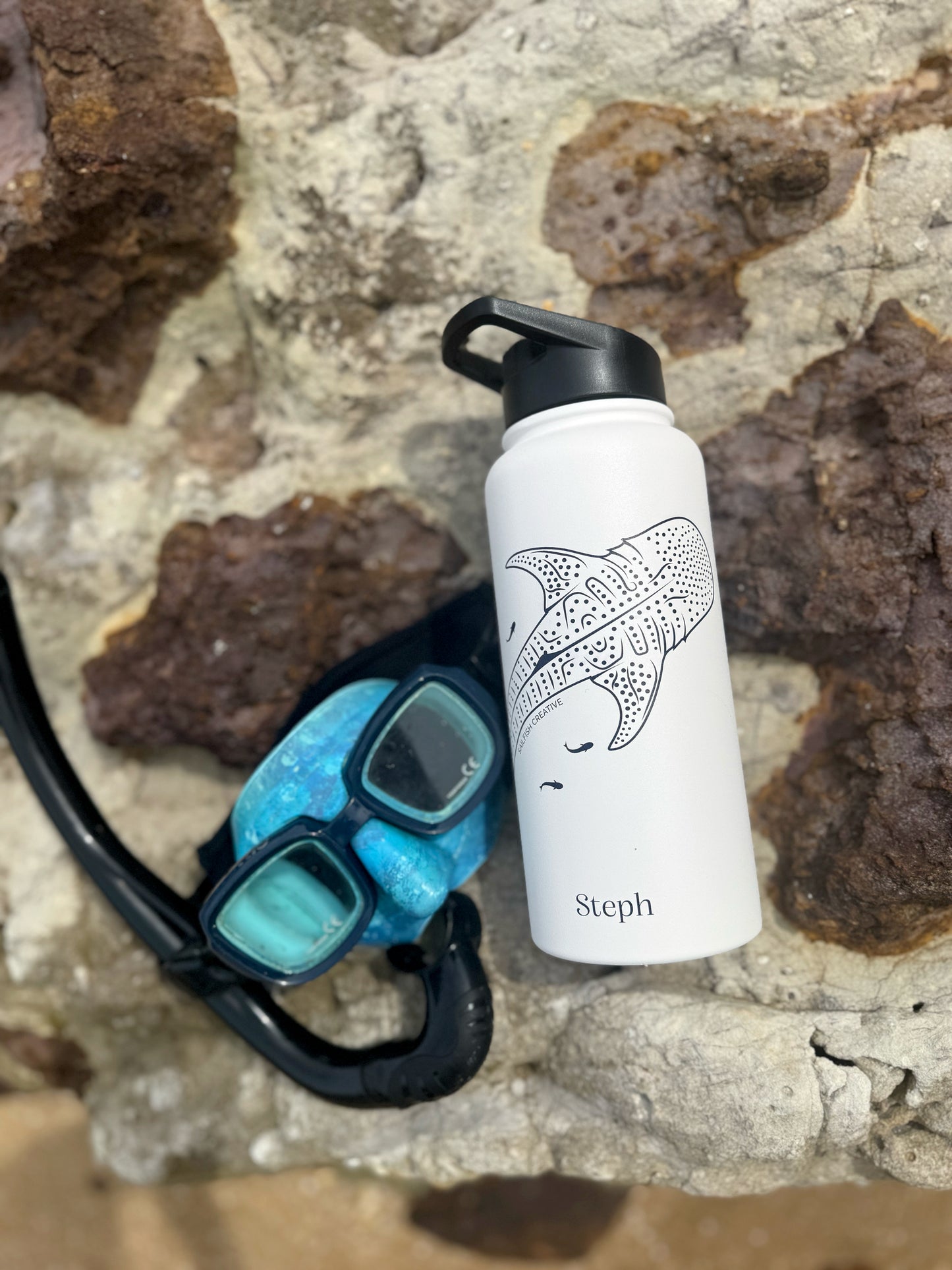 PERSONALISED Stainless Steel Water Bottle - Sailfish Creative