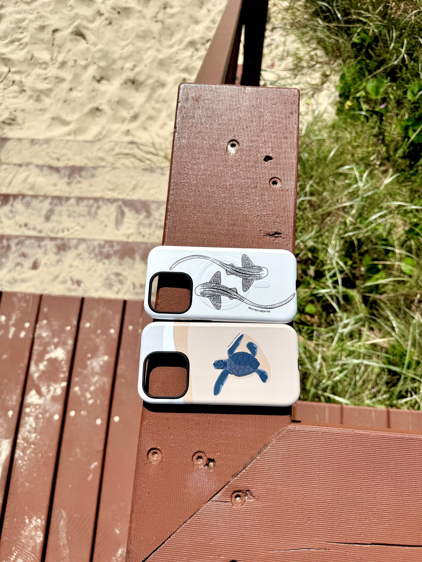 iPhone MagSafe Tough Case - Leopard Shark Outline