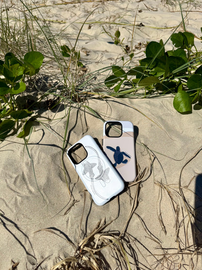 iPhone MagSafe Tough Case - Leopard Shark Outline