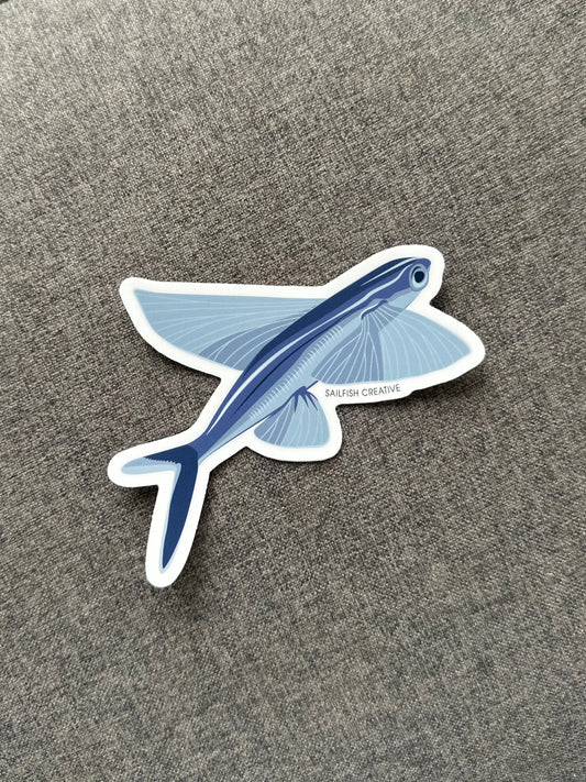 Sticker - Flying Fish - Sailfish Creative