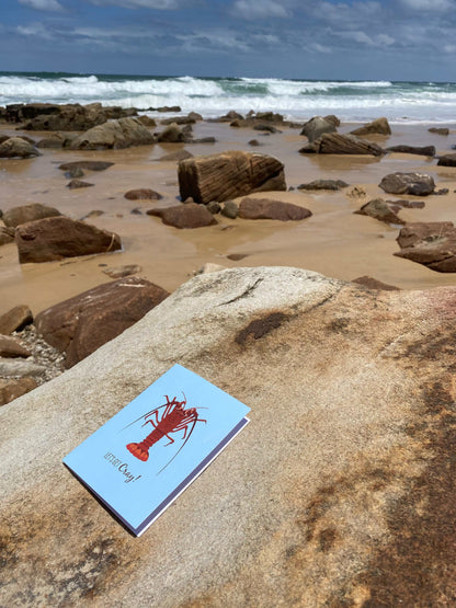 Greeting Card - Crayfish Spiny LobsterThis funny Crayfish Spiny Lobster greeting card with envelope is the perfect way to send an ocean lover some cheer.
DETAILS:

Digital illustration and design
PrintedGreeting CardsSailfish Creative