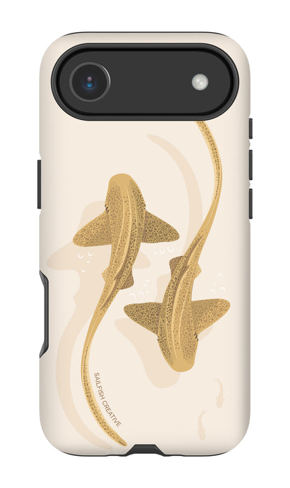 iPhone Tough Phone Case - Leopard Sharks Sand