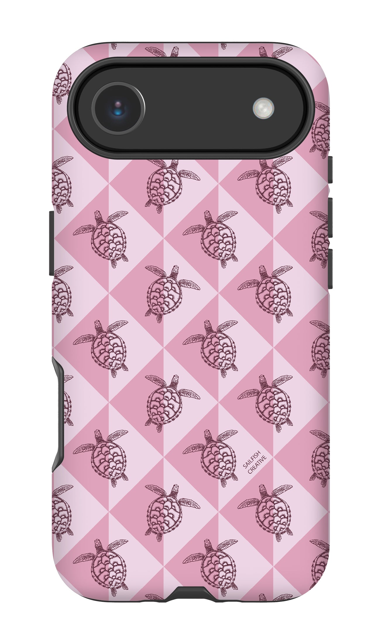 iPhone Tough Phone Case - Turtle Diamonds Orchid