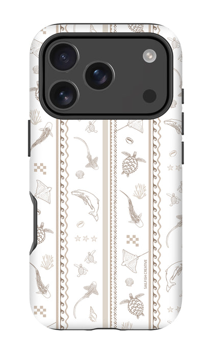 iPhone Phone Case - Candy Stripes Beige