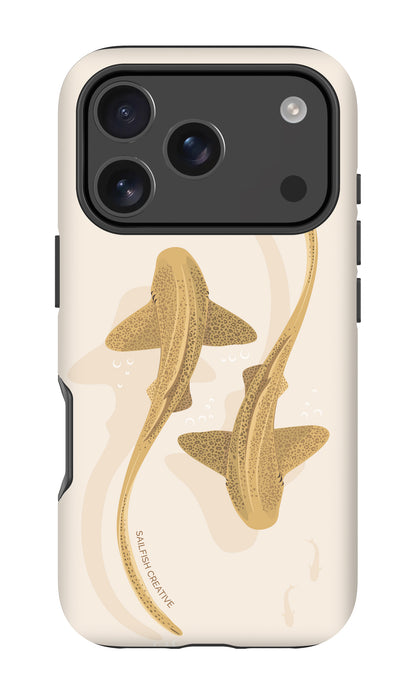 iPhone Tough Phone Case - Leopard Sharks Sand