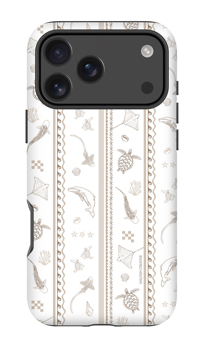 iPhone Phone Case - Candy Stripes Beige