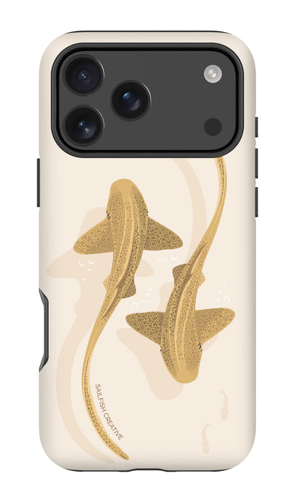 iPhone Tough Phone Case - Leopard Sharks Sand