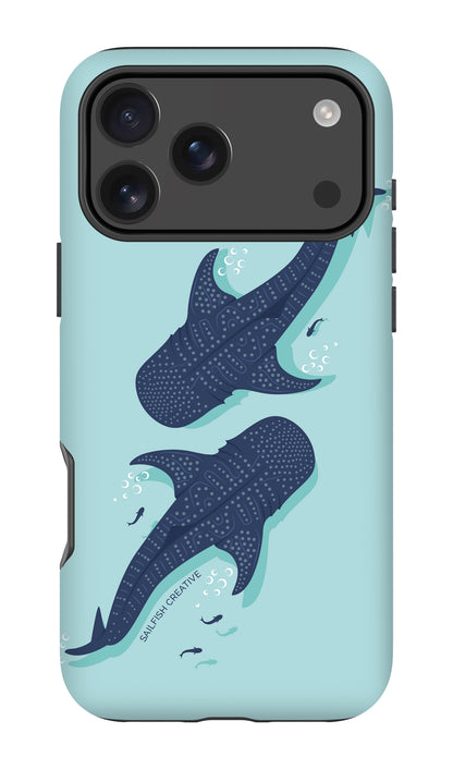 iPhone Tough Phone Case - Whale Sharks