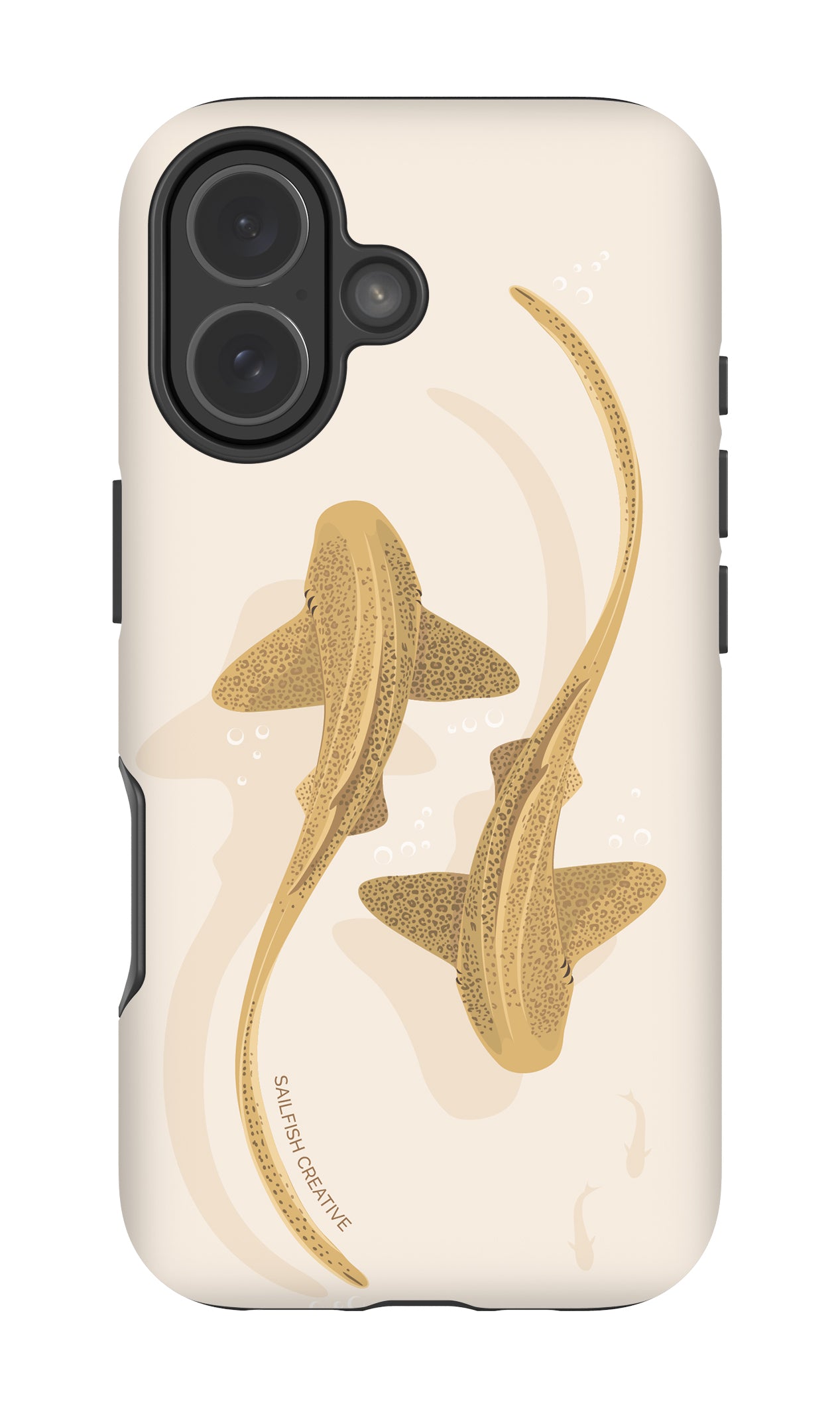 iPhone Tough Phone Case - Leopard Sharks Sand