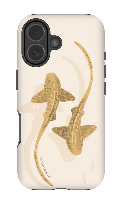 iPhone Tough Phone Case - Leopard Sharks Sand