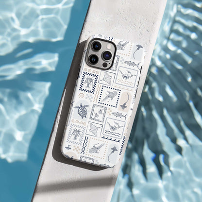 iPhone Tough Phone Case - Arches Print Beige