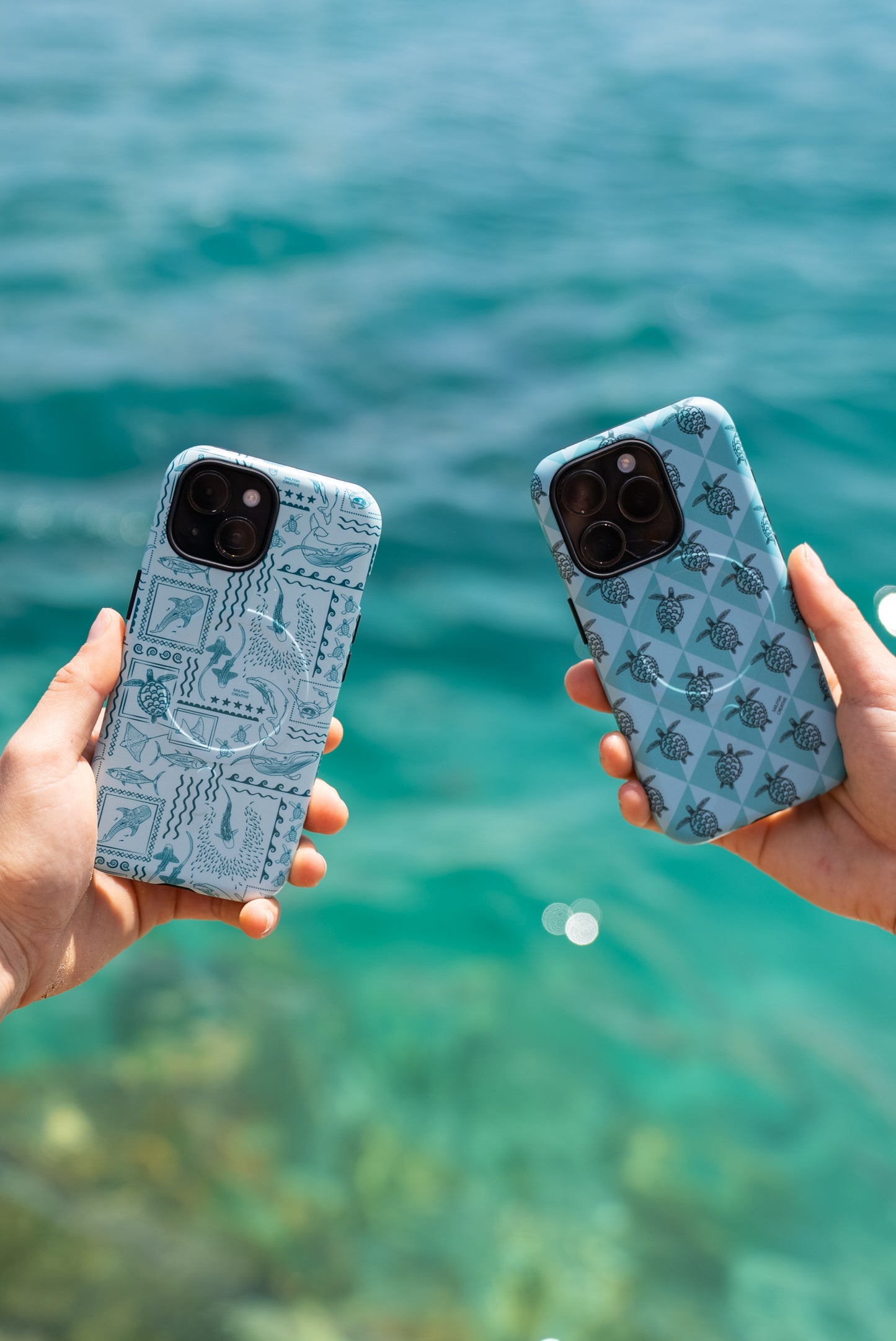 iPhone Phone Case - Busy Print Teal