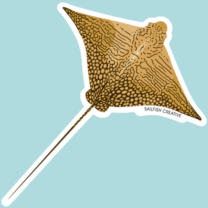 Sticker - Ornate Eagle Ray - Sailfish Creative