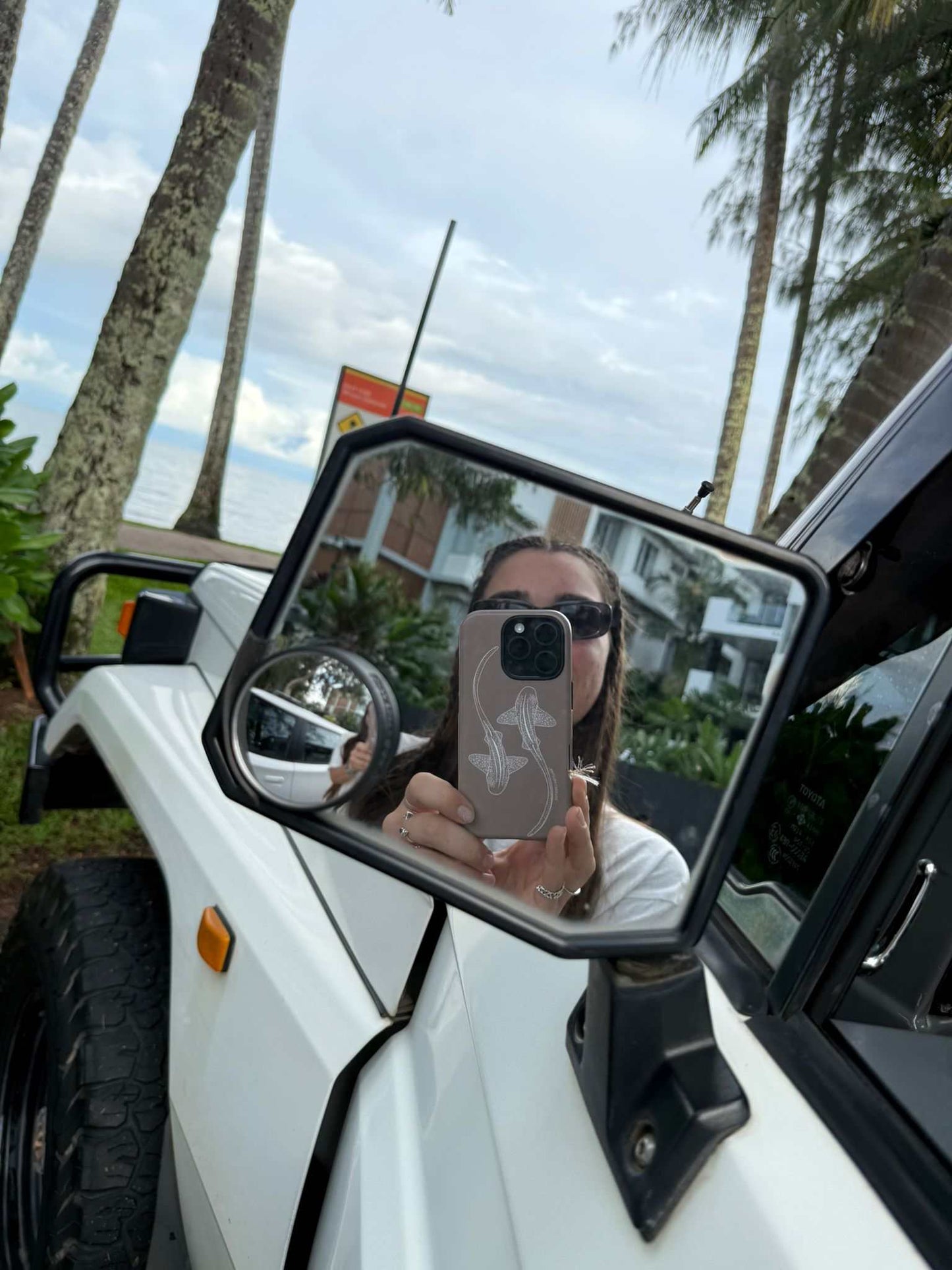 iPhone Phone Case - Leopard Sharks Outline Natural