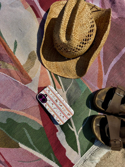 iPhone Phone Case - Candy Stripes on White