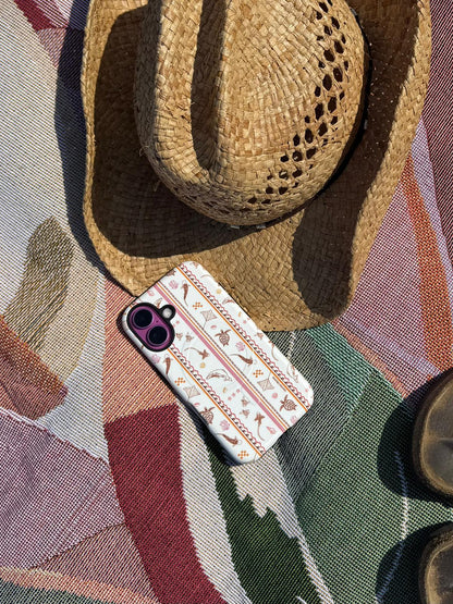 iPhone Phone Case - Candy Stripes on White