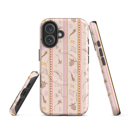 iPhone MagSafe Tough Phone Case - Candy Stripes