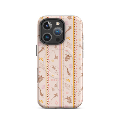 iPhone MagSafe Tough Phone Case - Candy Stripes