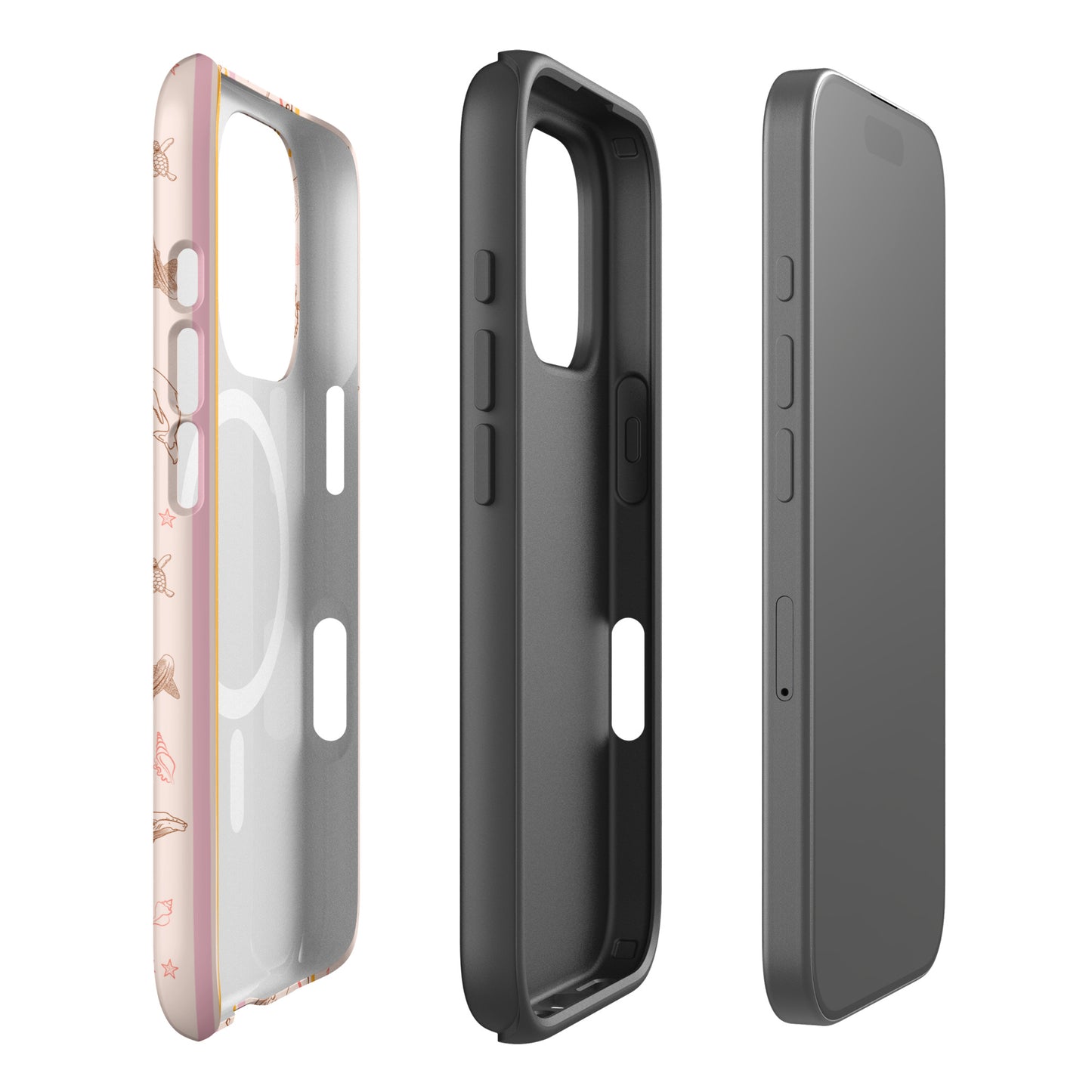 iPhone MagSafe Tough Phone Case - Candy Stripes