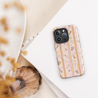 iPhone MagSafe Tough Phone Case - Candy Stripes