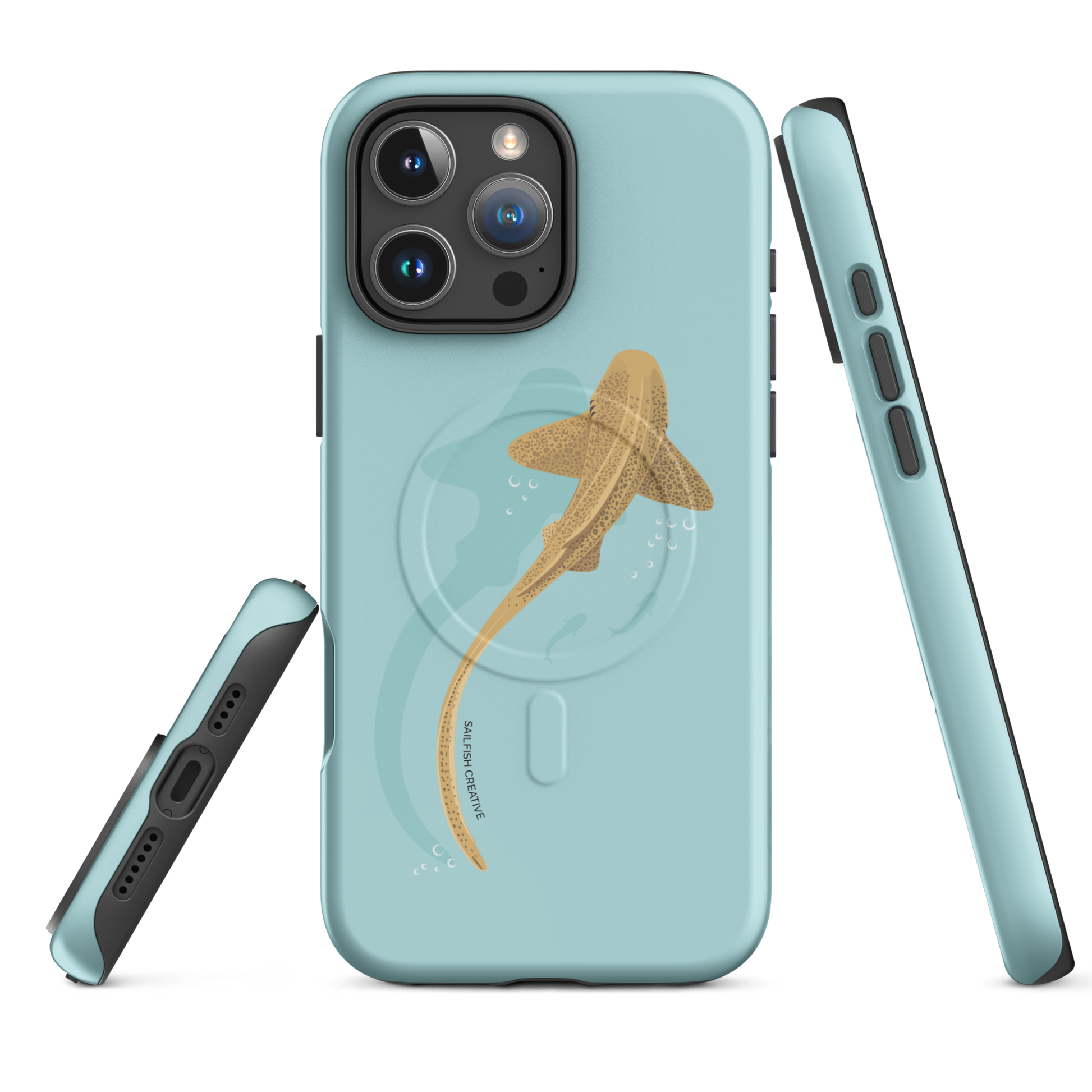 iPhone MagSafe Tough Case - Leopard Shark - Sailfish Creative