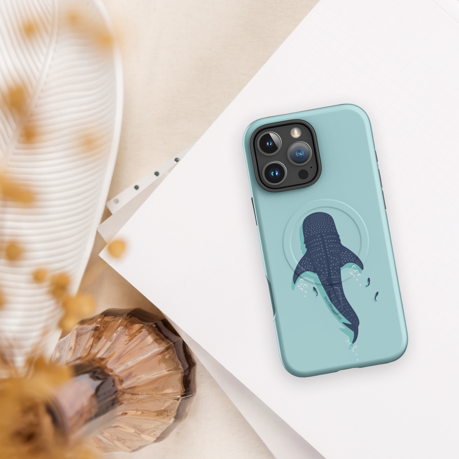 iPhone MagSafe Tough Case - Whale Shark - Sailfish Creative