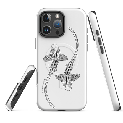iPhone MagSafe Tough Case - Leopard Shark Outline - Sailfish Creative