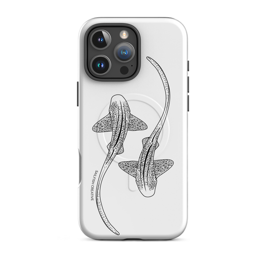 iPhone MagSafe Tough Case - Leopard Shark Outline - Sailfish Creative