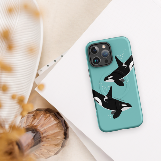 iPhone MagSafe Tough Case - Orca Blue