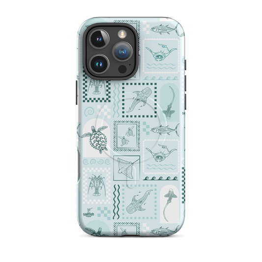 iPhone Phone Case - Arches Print Teal