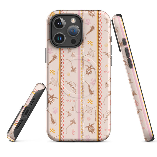 iPhone MagSafe Tough Phone Case - Candy Stripes