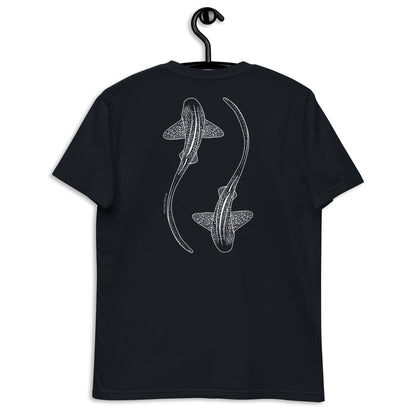Leopard Shark Line Art - Mens Staple T-Shirt - Sailfish Creative
