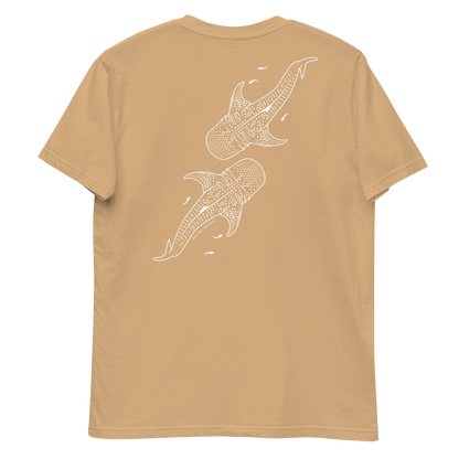 Whale Shark Line Art - Mens Staple T-Shirt - Sailfish Creative