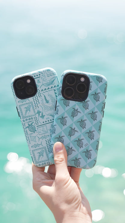 iPhone Phone Case - Busy Print Teal