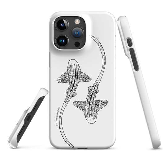 iPhone Snap Phone Case - Leopard Sharks Outline - Sailfish Creative
