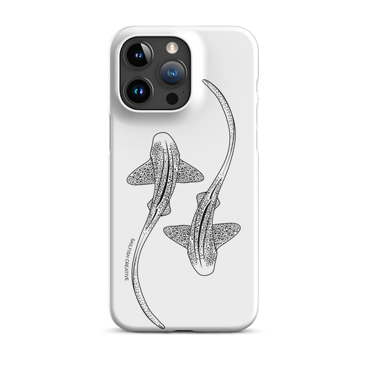 iPhone Snap Phone Case - Leopard Sharks Outline - Sailfish Creative