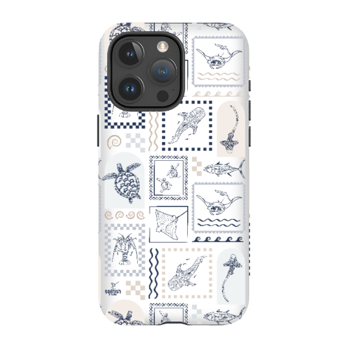 iPhone Tough Phone Case - Arches Print Beige