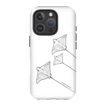 iPhone Tough Phone Case - Eagle Ray Outline - Sailfish Creative