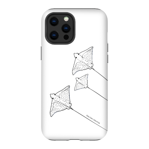 iPhone Tough Phone Case - Eagle Ray Outline - Sailfish Creative