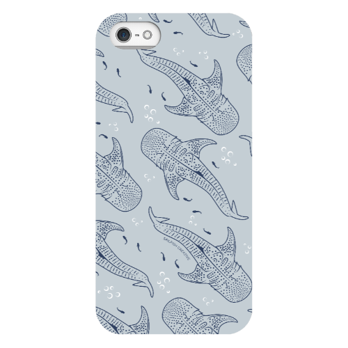 iPhone Tough Phone Case - Whale Sharks Pattern - Sailfish Creative