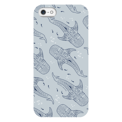 iPhone Tough Phone Case - Whale Sharks Pattern - Sailfish Creative