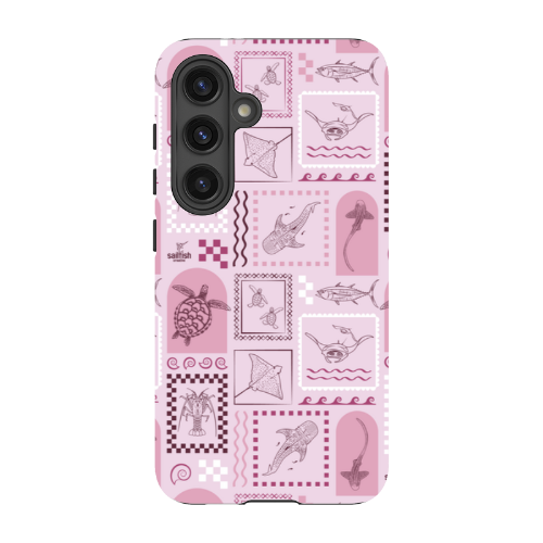 Samsung Tough Case - Arches Print Orchid