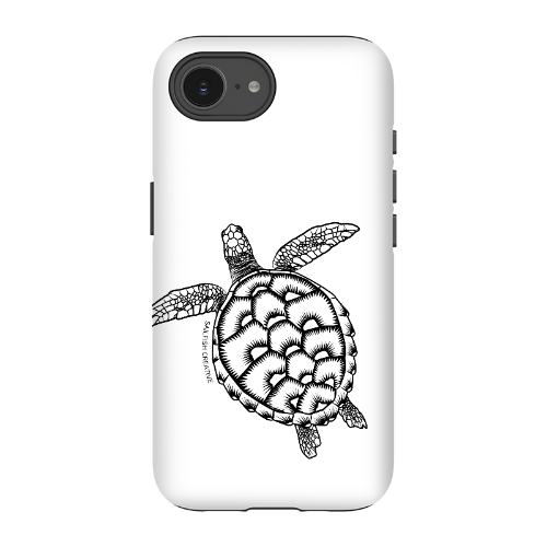 iPhone Tough Phone Case - Turtle Outline - Sailfish Creative