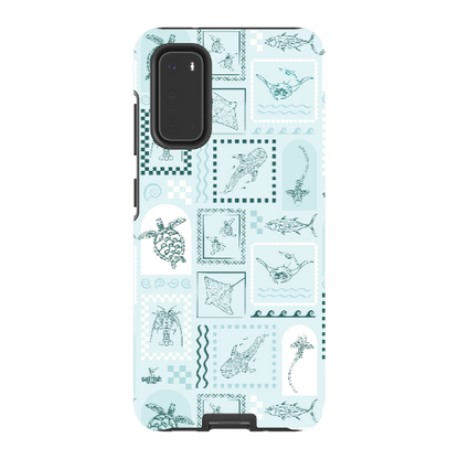 Samsung Tough Case - Arches Print Teal