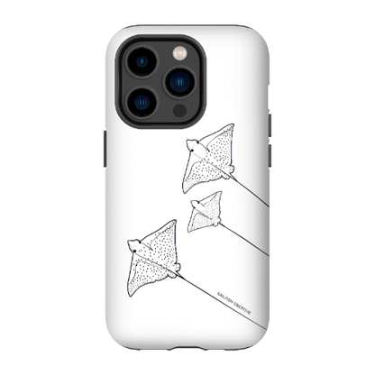 iPhone Tough Phone Case - Eagle Ray Outline - Sailfish Creative