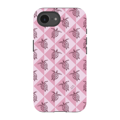 iPhone Tough Phone Case - Turtle Diamonds Orchid