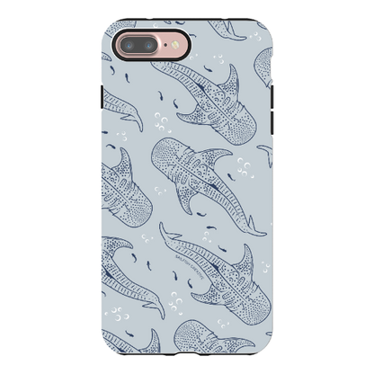 iPhone Tough Phone Case - Whale Sharks Pattern - Sailfish Creative