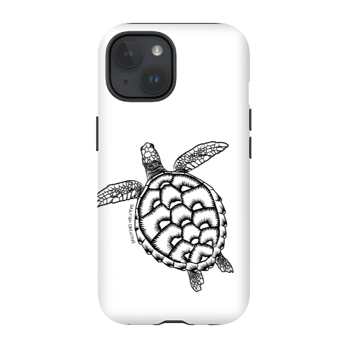 iPhone Tough Phone Case - Turtle Outline - Sailfish Creative